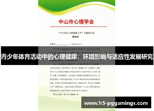 青少年体育活动中的心理健康：环境影响与适应性发展研究
